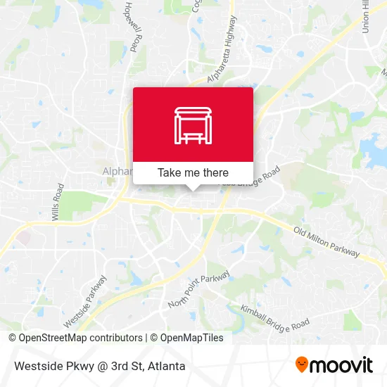 Mapa de Westside Pkwy @ 3rd St