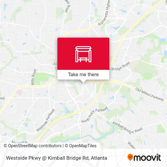 Westside Pkwy @ Kimball Bridge Rd map