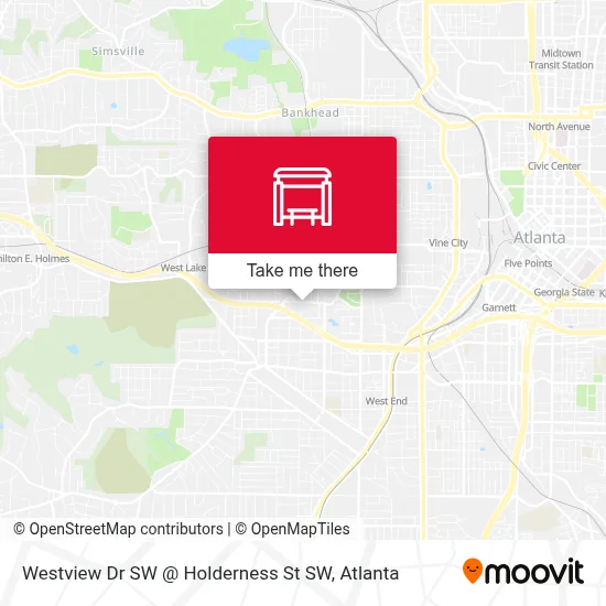 Mapa de Westview Dr SW @ Holderness St SW