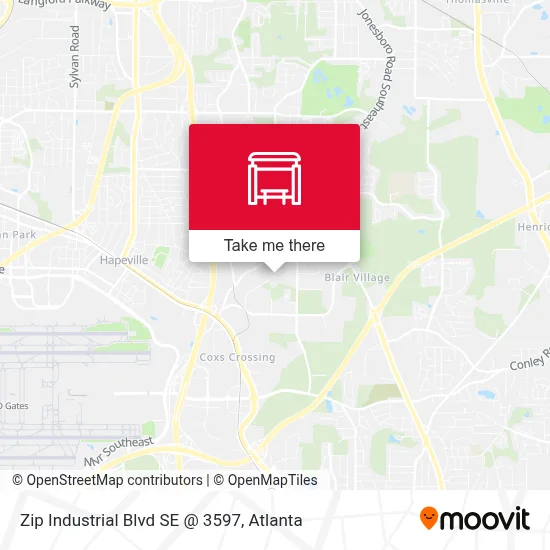 Zip Industrial Blvd SE @ 3597 map