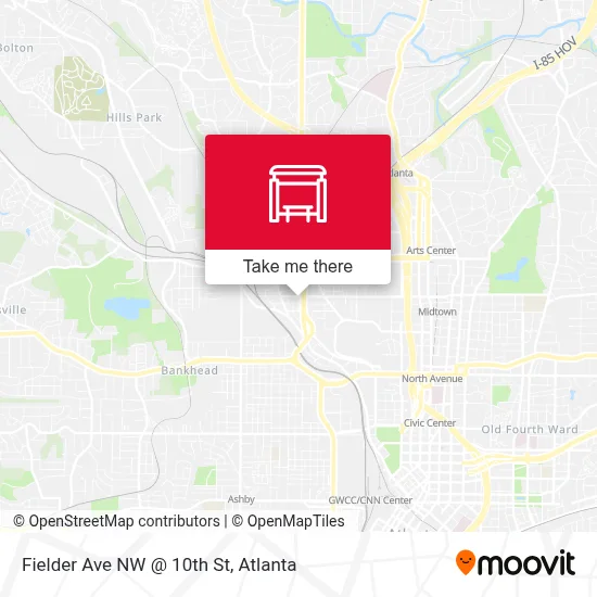 Fielder Ave NW @ 10th St map
