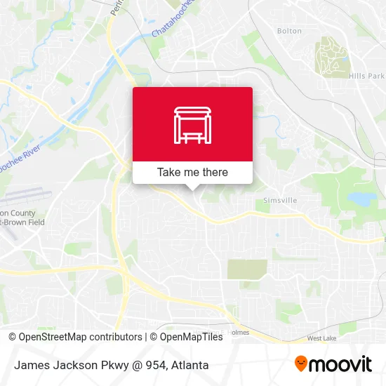 James Jackson Pkwy @ 954 map