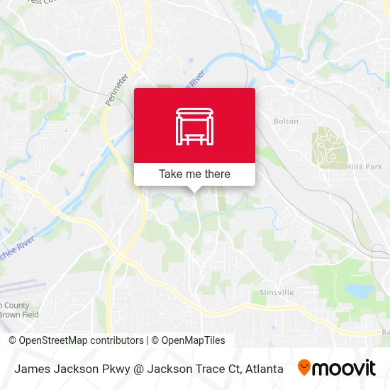 James Jackson Pkwy @ Jackson Trace Ct map