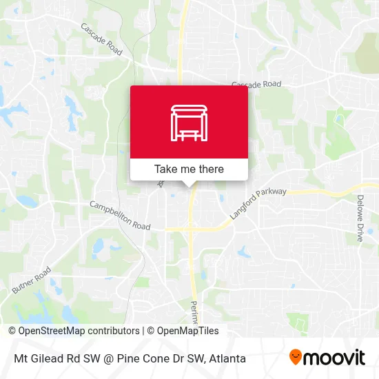 Mt Gilead Rd SW @ Pine Cone Dr SW map