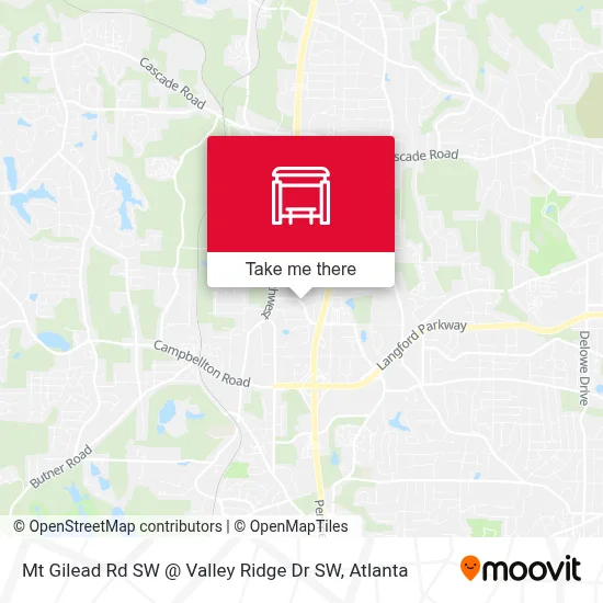 Mt Gilead Rd SW @ Valley Ridge Dr SW map