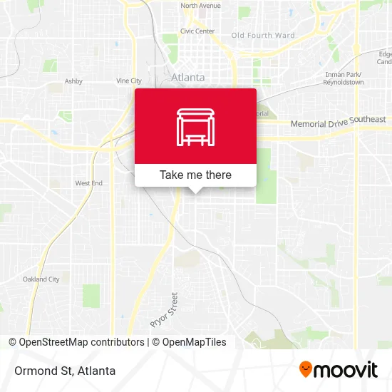 Ormond St map