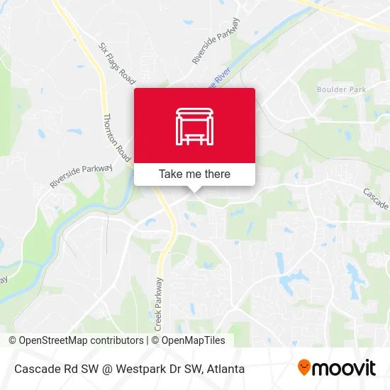 Cascade Rd SW @ Westpark Dr SW map
