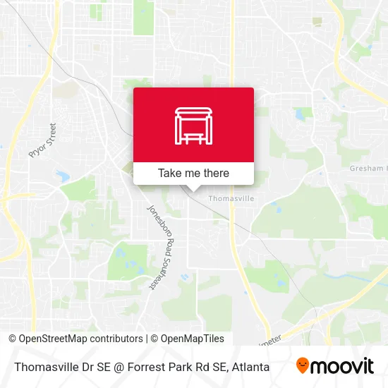 Thomasville Dr SE @ Forrest Park Rd SE map