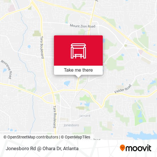 Mapa de Jonesboro Rd @ Ohara Dr