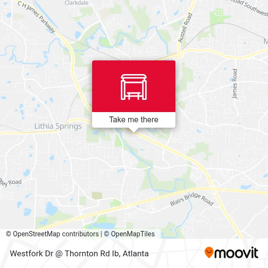Westfork Dr @ Thornton Rd Ib map