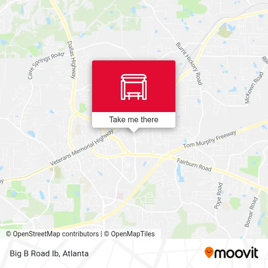 Big B Road Ib map