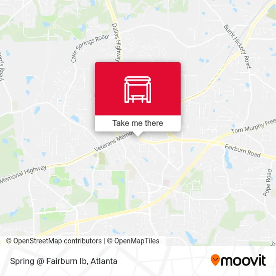 Spring @ Fairburn Ib map