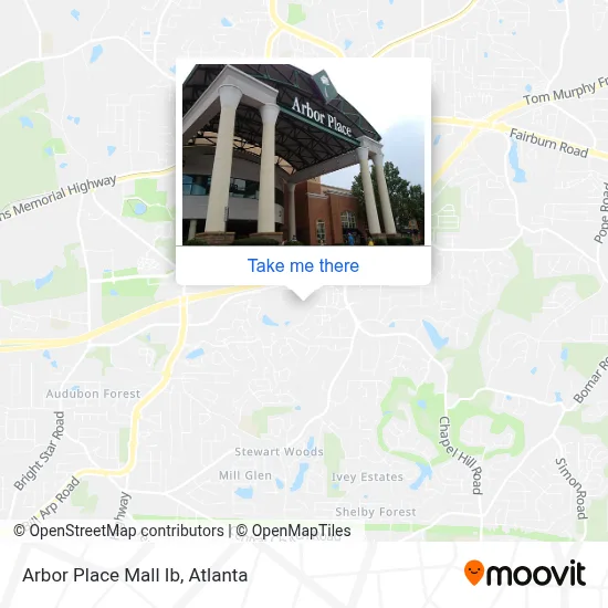 Arbor Place Mall Ib map