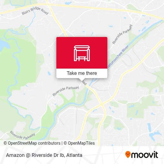 Amazon @ Riverside Dr Ib map