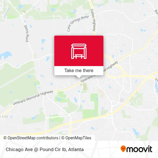 Chicago Ave @ Pound Cir Ib map