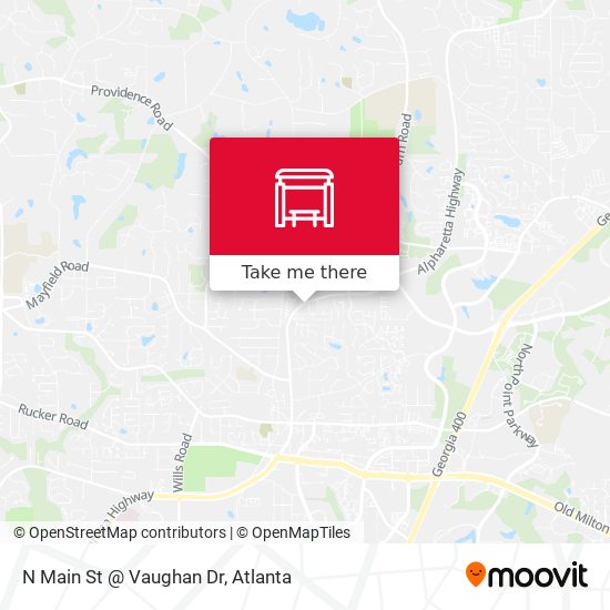 N Main St @ Vaughan Dr map