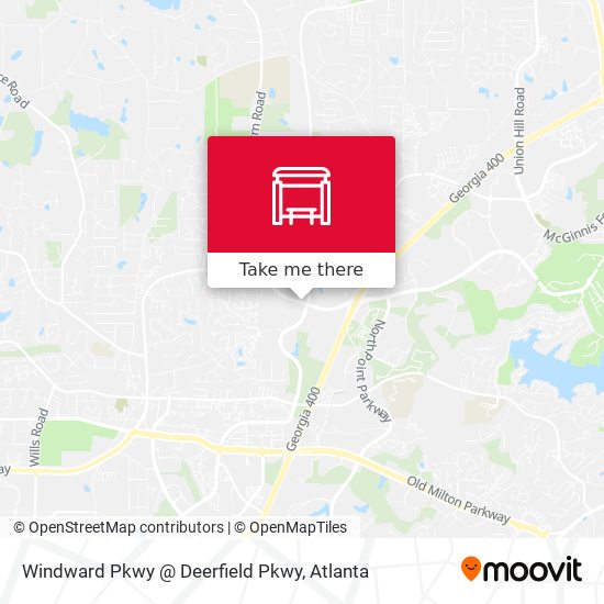 Windward Pkwy @ Deerfield Pkwy map