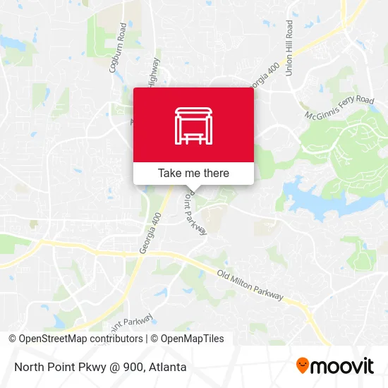 North Point Pkwy @ 900 map
