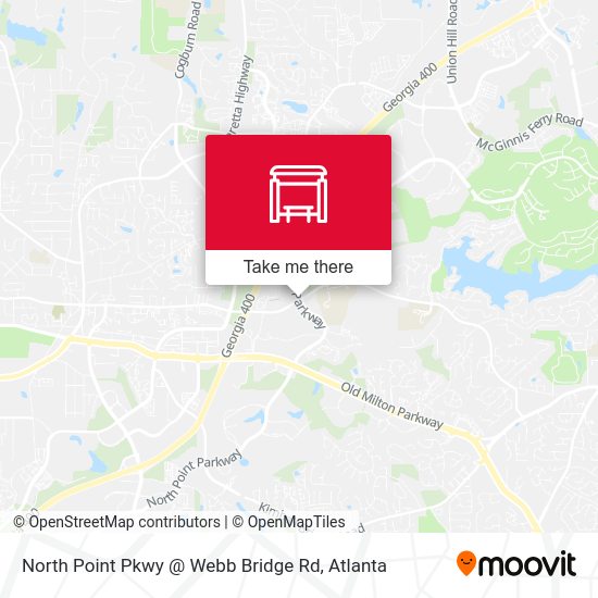 North Point Pkwy @ Webb Bridge Rd map