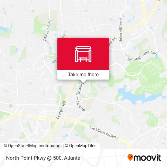 North Point Pkwy @ 500 map