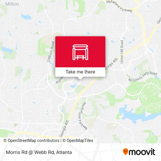 Morris Rd @ Webb Rd map