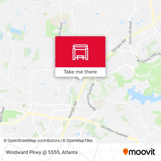 Mapa de Windward Pkwy @ 5555