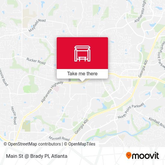 Mapa de Main St @ Brady Pl
