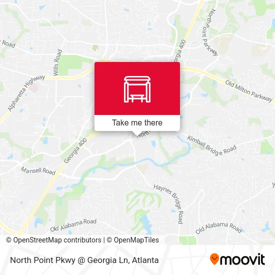 North Point Pkwy @ Georgia Ln map