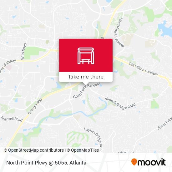 Mapa de North Point Pkwy @ 5055