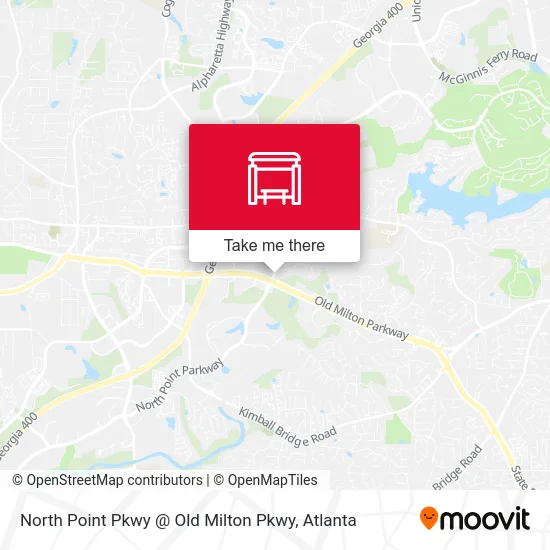 North Point Pkwy @ Old Milton Pkwy map