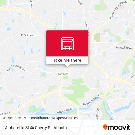 Alpharetta St @ Cherry St map