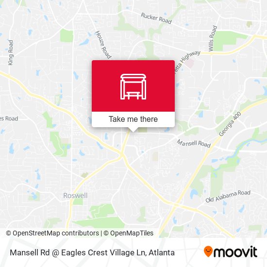 Mansell Rd @ Eagles Crest Village Ln map