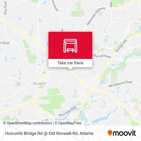 Mapa de Holcomb Bridge Rd @ Old Roswell Rd