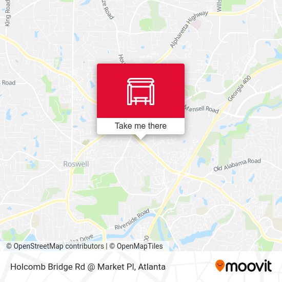 Mapa de Holcomb Bridge Rd @ Market Pl