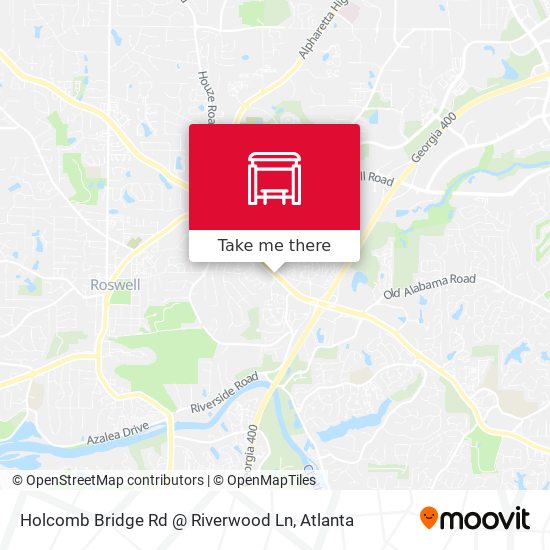 Mapa de Holcomb Bridge Rd @ Riverwood Ln