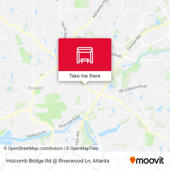 Mapa de Holcomb Bridge Rd @ Riverwood Ln