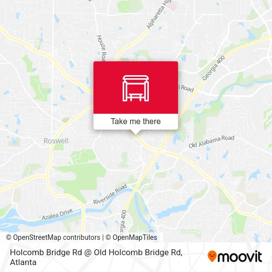 Mapa de Holcomb Bridge Rd @ Old Holcomb Bridge Rd