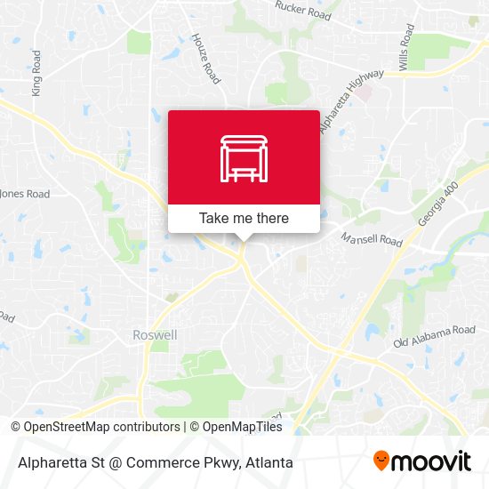 Alpharetta St @ Commerce Pkwy map