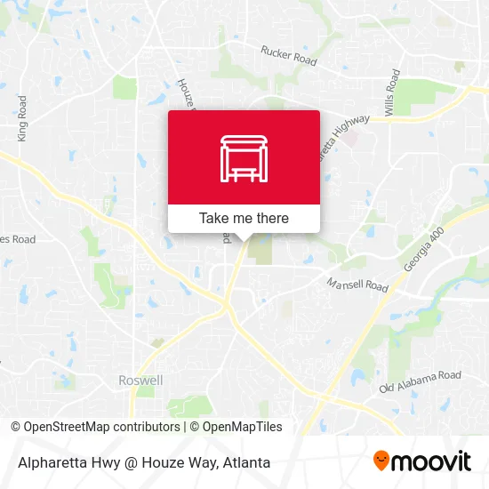 Alpharetta Hwy @ Houze Way map