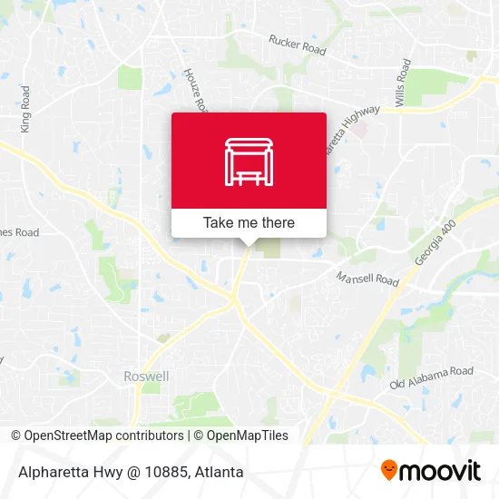 Alpharetta Hwy @ 10885 map