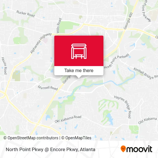 North Point Pkwy @ Encore Pkwy map