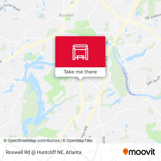Roswell Rd @ Huntcliff NE map