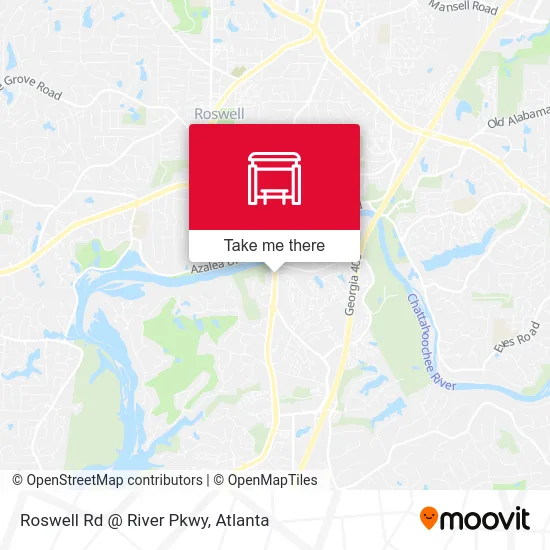 Roswell Rd @ River Pkwy map