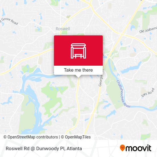 Roswell Rd @ Dunwoody Pl map