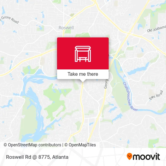 Roswell Rd @ 8775 map
