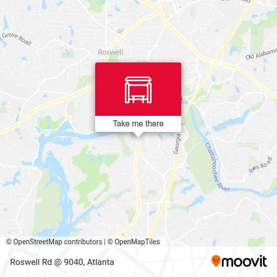 Mapa de Roswell Rd @ 9040