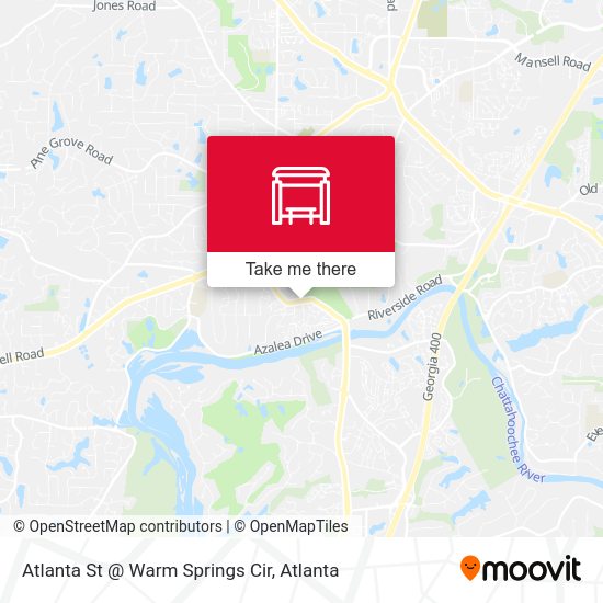 Mapa de Atlanta St @ Warm Springs Cir