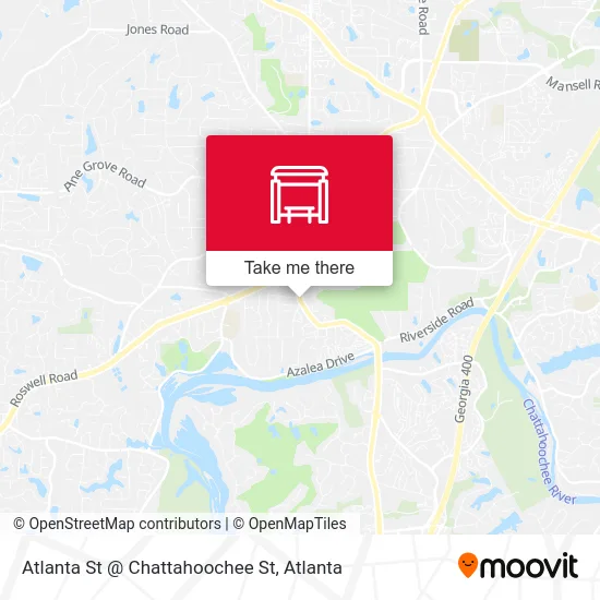 Atlanta St @ Chattahoochee St map