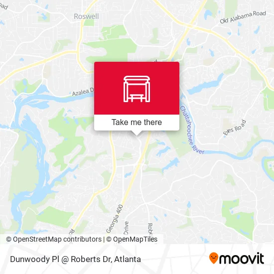 Mapa de Dunwoody Pl @ Roberts Dr
