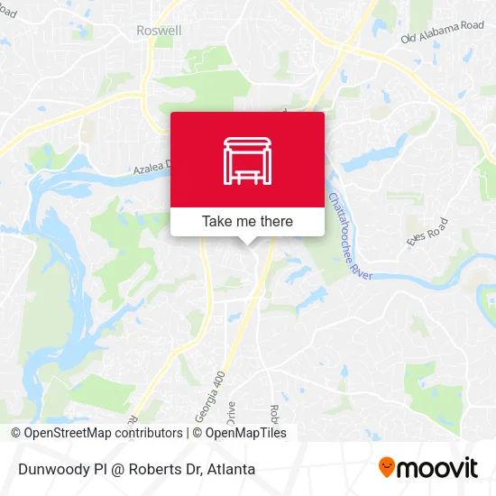 Mapa de Dunwoody Pl @ Roberts Dr